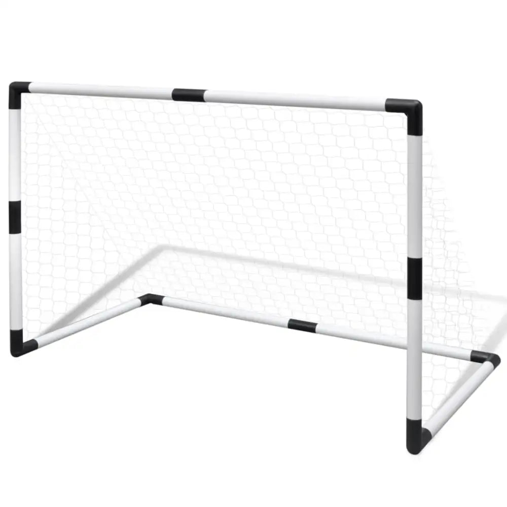 2-delige minidoeltjesset met net 91,5x48x61 cm - voetbaldoelen & -netten