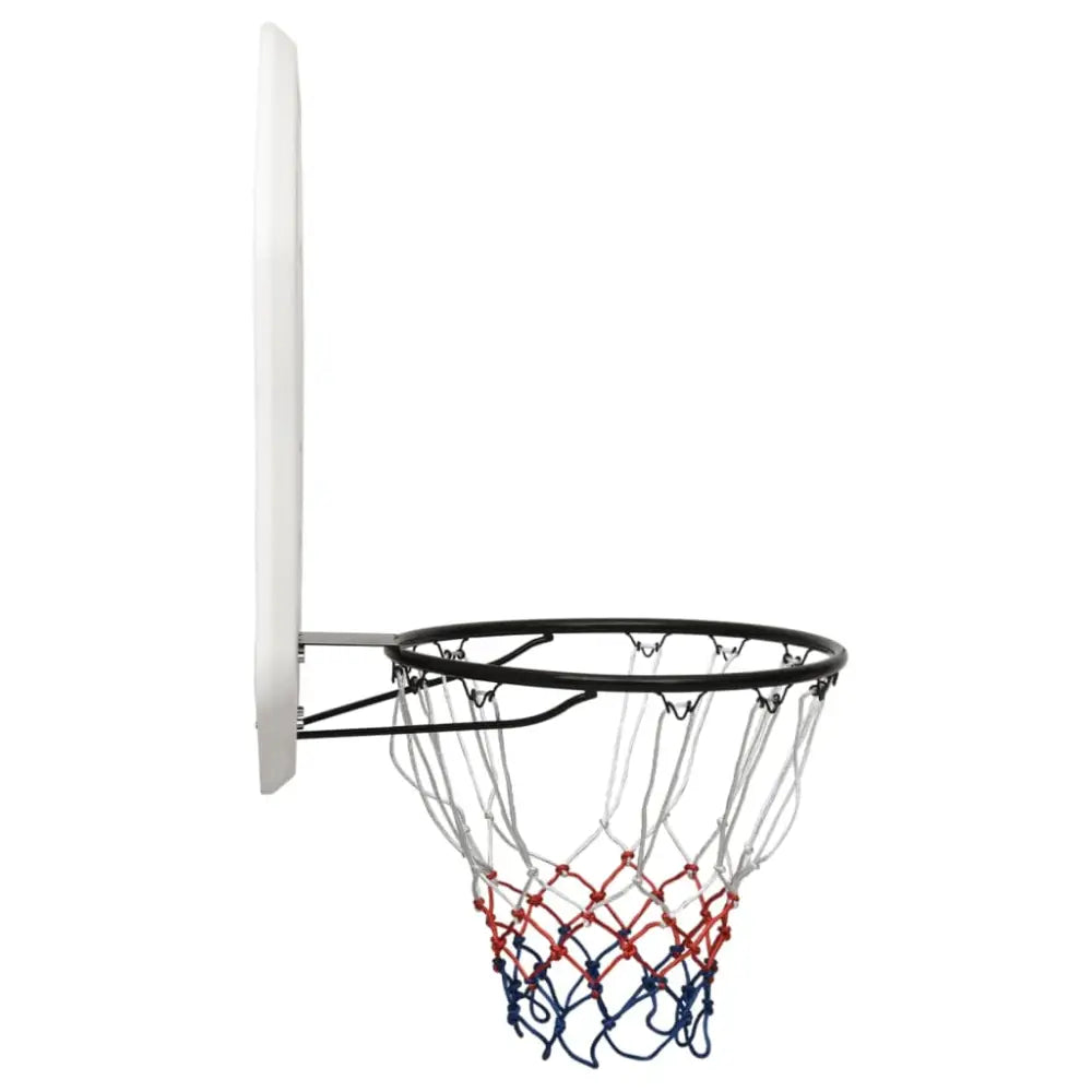 Basketbalbord 109x71x3 cm polyetheen wit - basketbalborden