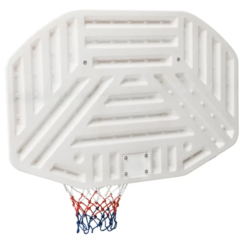 Basketbalbord 109x71x3 cm polyetheen wit - basketbalborden