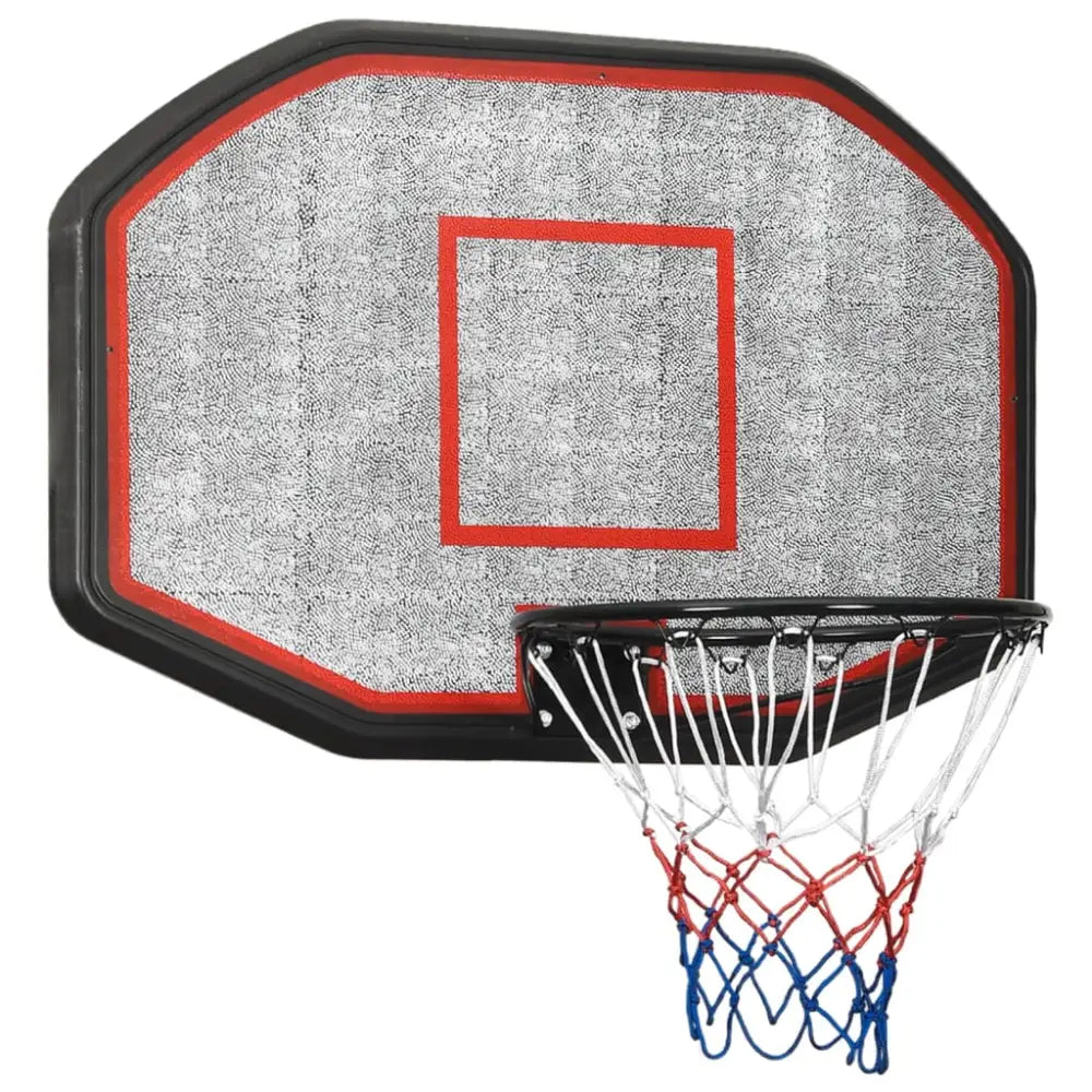 Basketbalbord 109x71x3 cm polyetheen zwart - basketbalborden