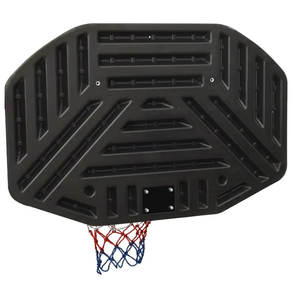 Basketbalbord 109x71x3 cm polyetheen zwart - basketbalborden