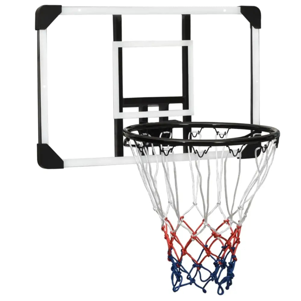 Basketbalbord 71x45x2,5 cm polycarbonaat transparant - basketbalborden