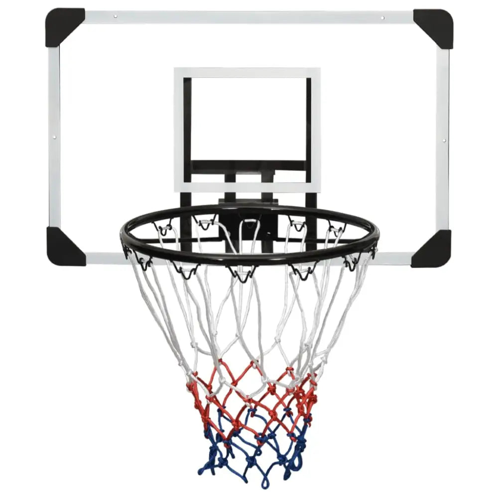 Basketbalbord 71x45x2,5 cm polycarbonaat transparant - basketbalborden