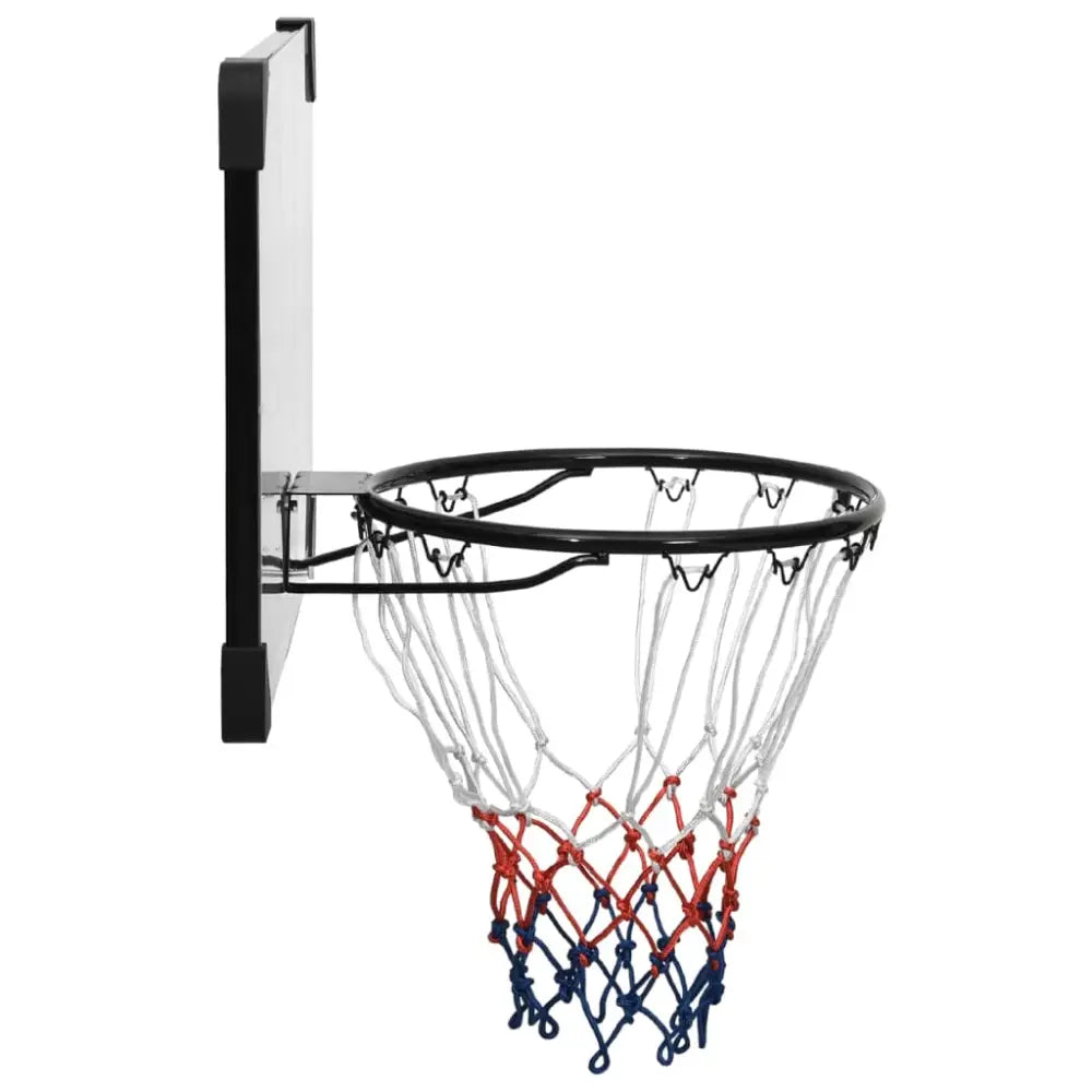 Basketbalbord 71x45x2,5 cm polycarbonaat transparant - basketbalborden