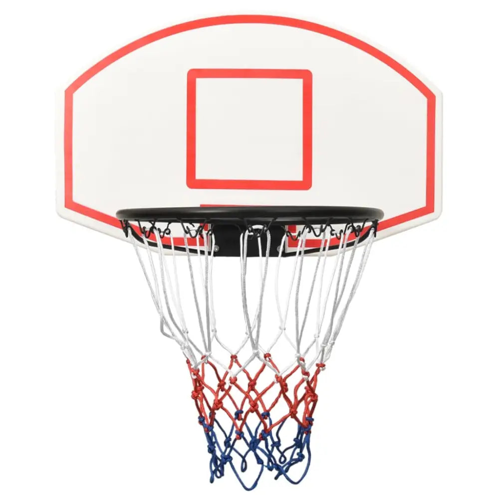 Basketbalbord 71x45x2 cm polyetheen wit - basketbalborden