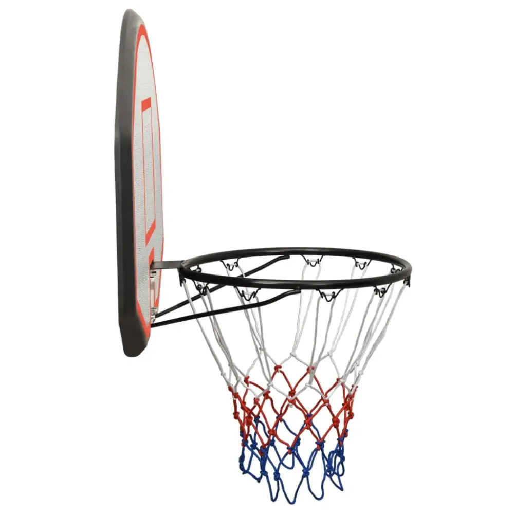 Basketbalbord 90x60x2 cm polyetheen zwart - basketbalborden