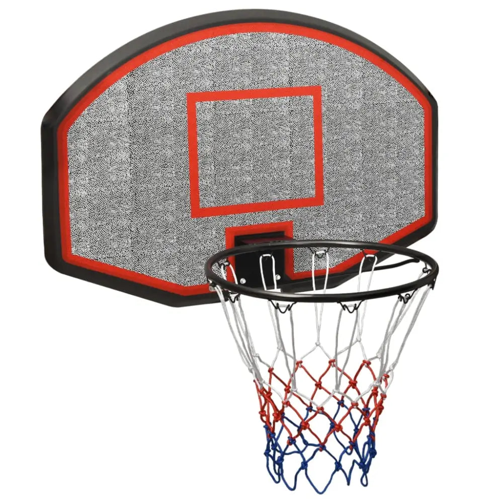 Basketbalbord 90x60x2 cm polyetheen zwart - basketbalborden