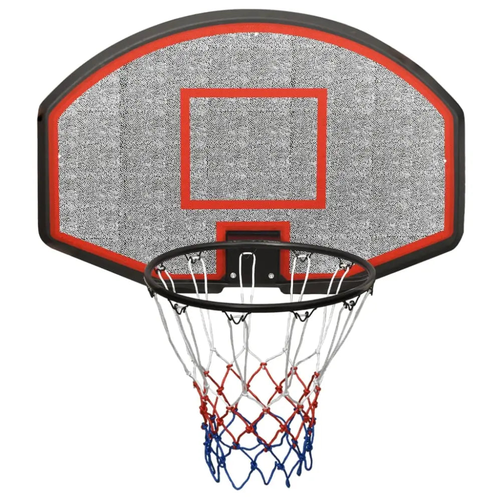 Basketbalbord 90x60x2 cm polyetheen zwart - basketbalborden