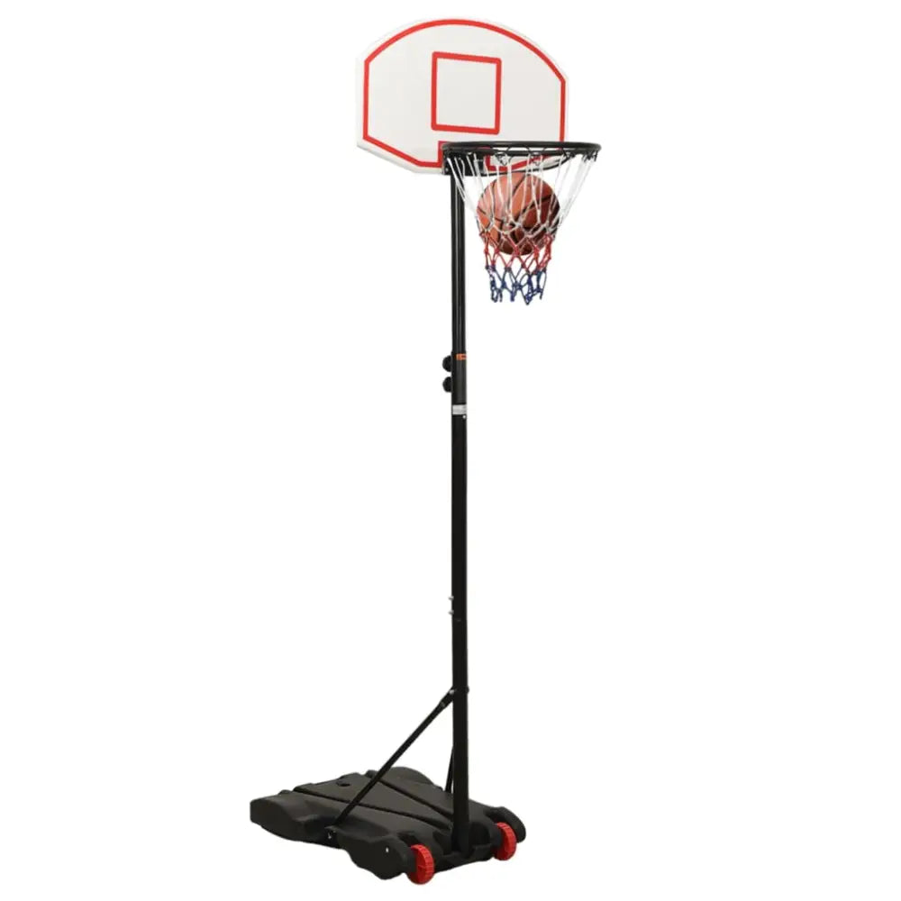 Basketbalstandaard 216-250 cm polyetheen wit - basketbalstaanders