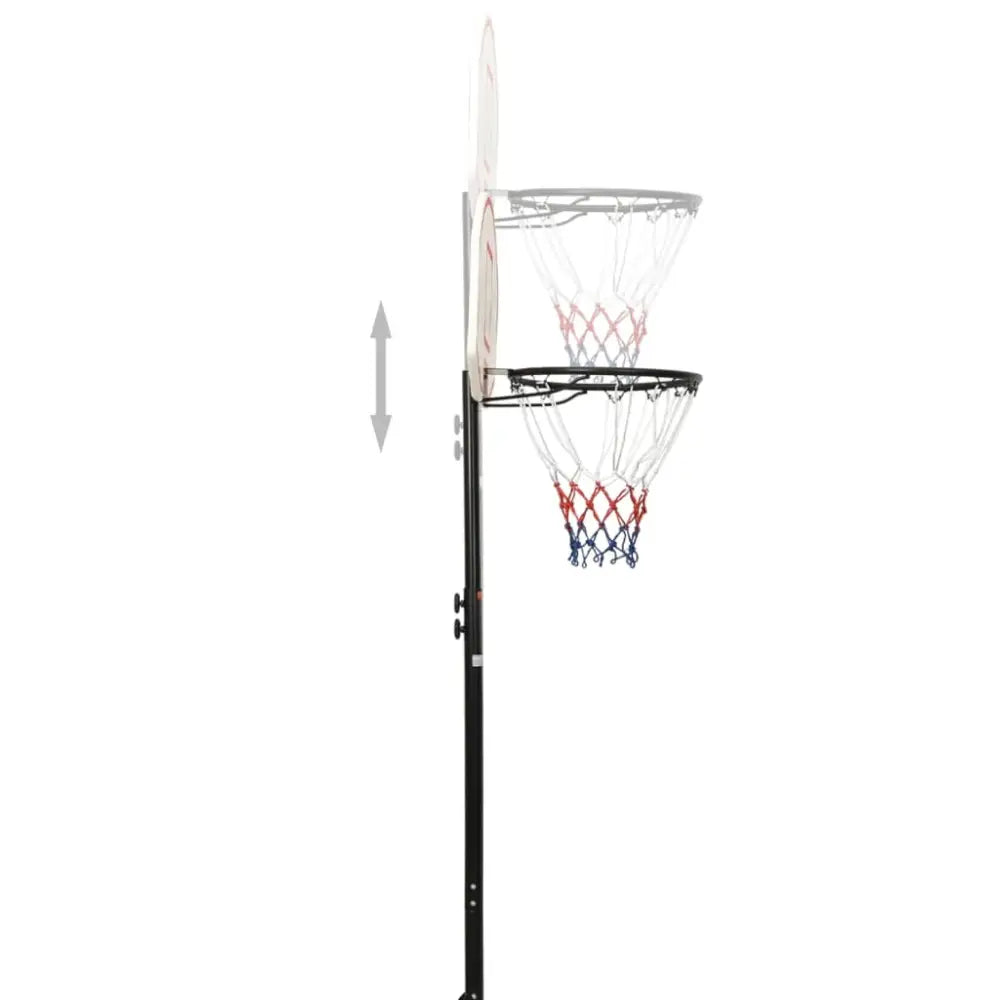 Basketbalstandaard 216-250 cm polyetheen wit - basketbalstaanders