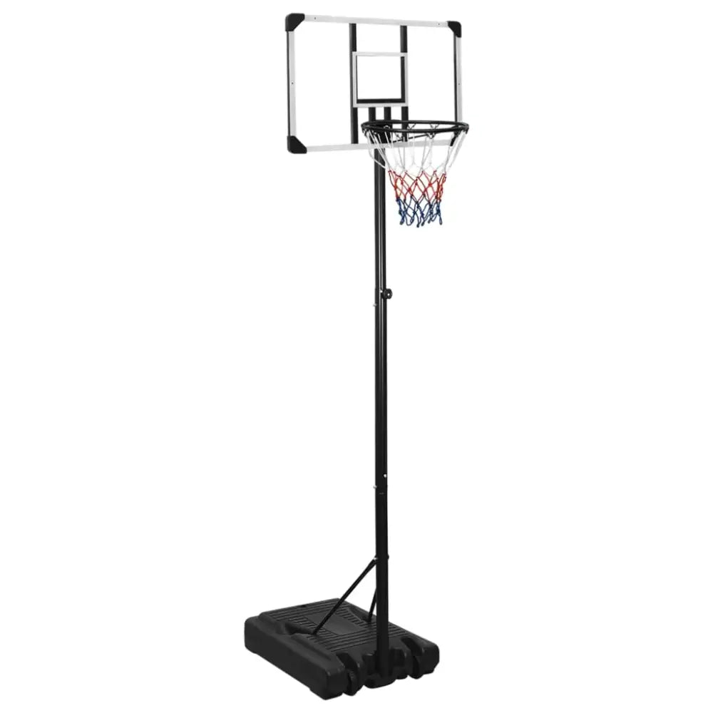 Basketbalstandaard 235-305 cm polycarbonaat transparant - basketbalstaanders