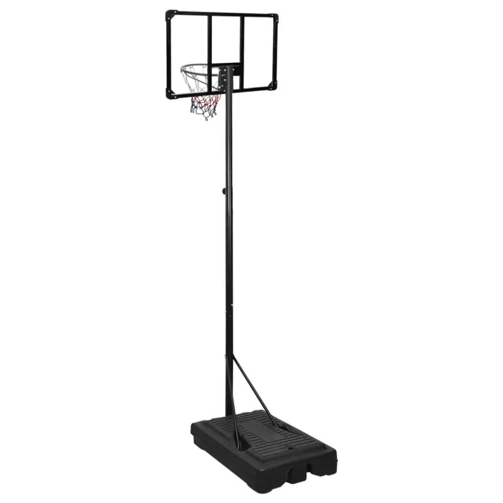 Basketbalstandaard 235-305 cm polycarbonaat transparant - basketbalstaanders