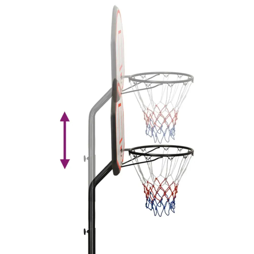 Basketbalstandaard 237-307 cm polyetheen - basketbalstaanders