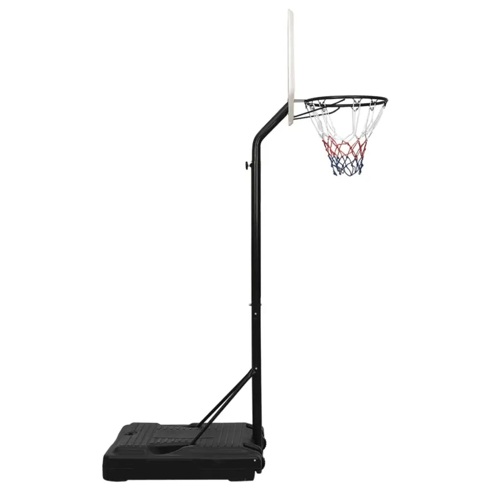 Basketbalstandaard 237-307 cm polyetheen wit - basketbalstaanders