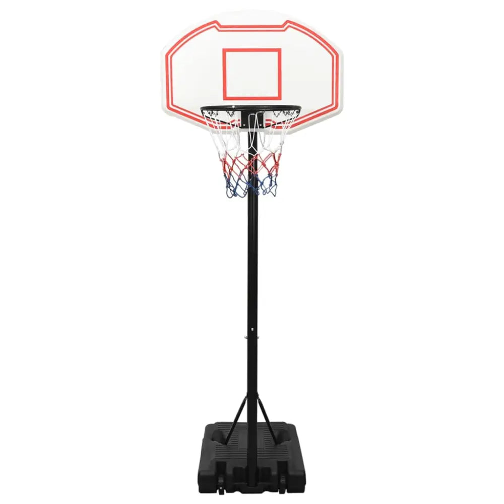 Basketbalstandaard 237-307 cm polyetheen wit - basketbalstaanders