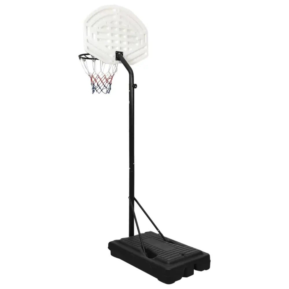 Basketbalstandaard 237-307 cm polyetheen wit - basketbalstaanders