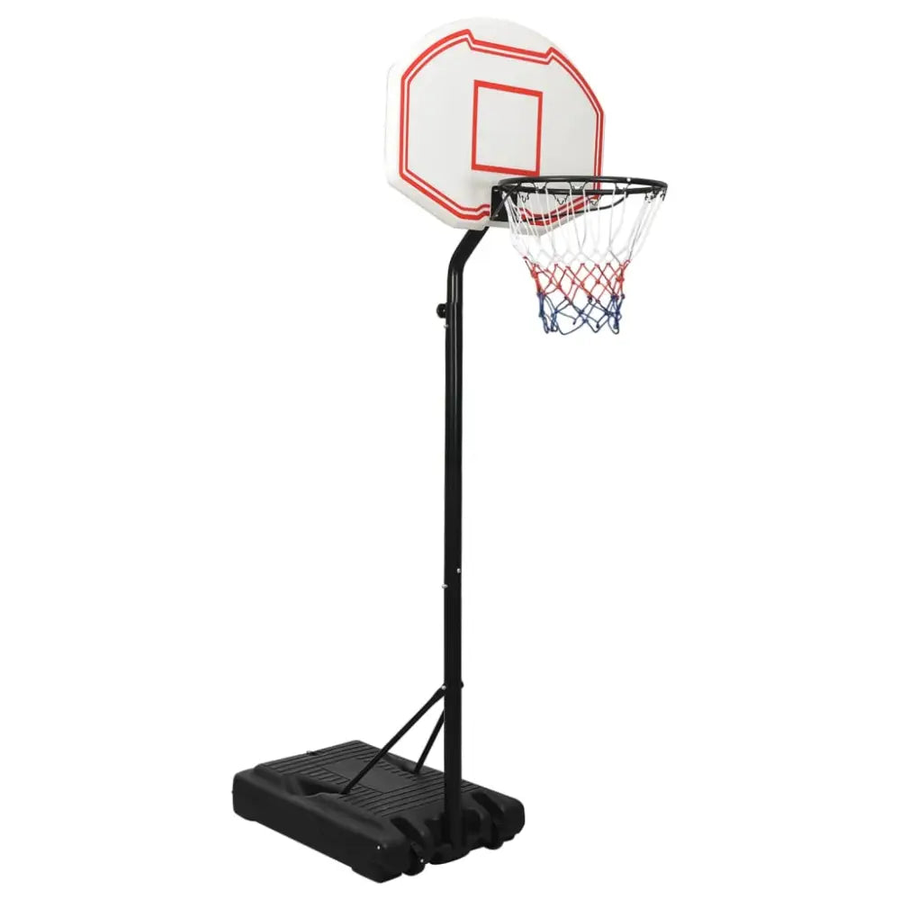 Basketbalstandaard 237-307 cm polyetheen wit - basketbalstaanders