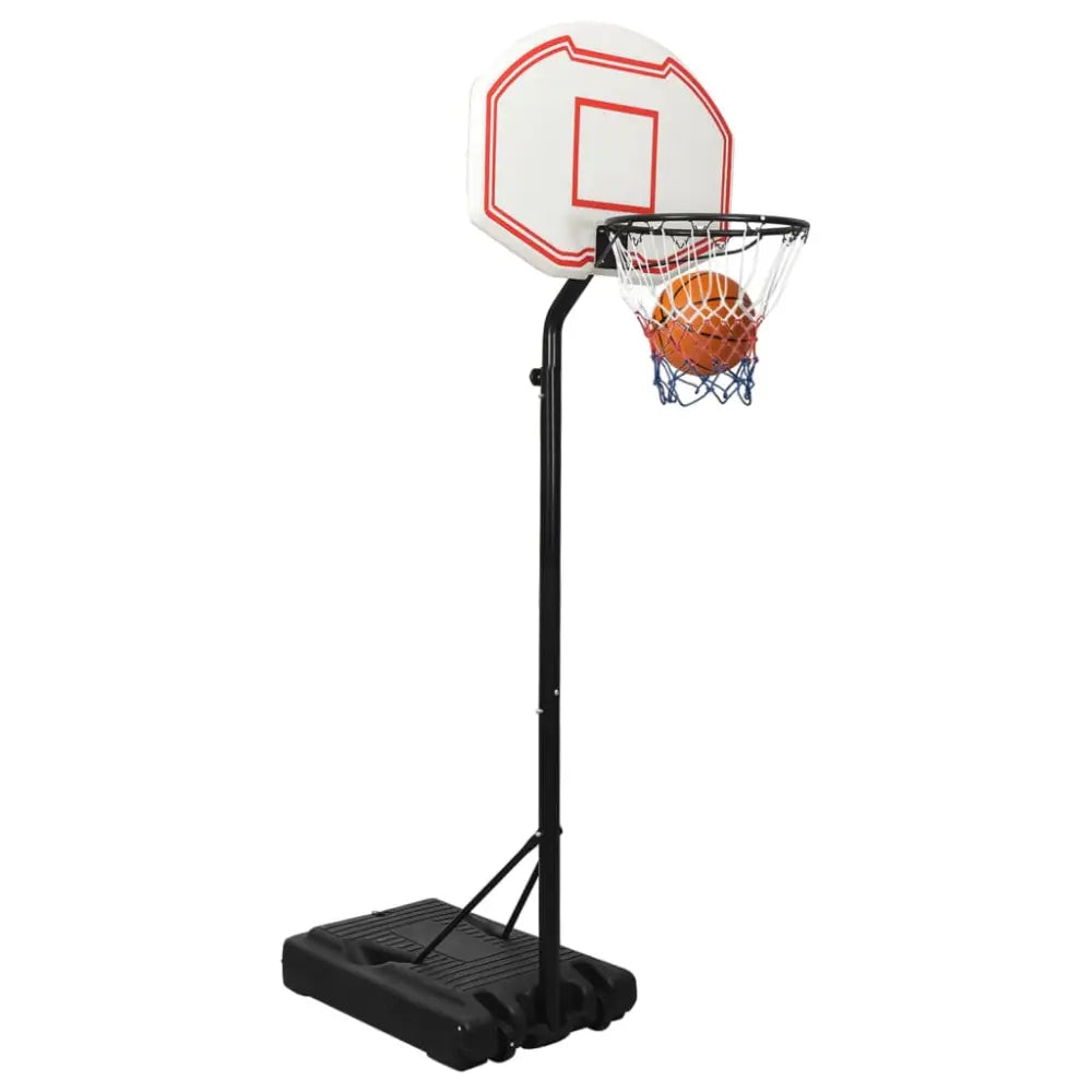 Basketbalstandaard 237-307 cm polyetheen wit - basketbalstaanders