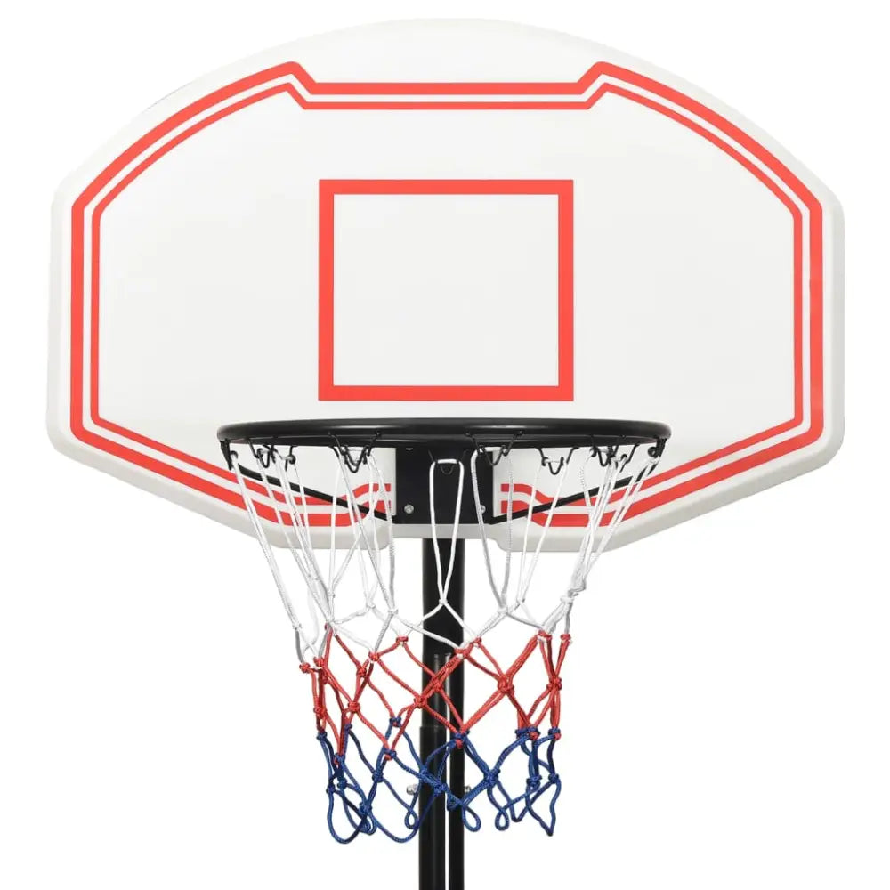 Basketbalstandaard 237-307 cm polyetheen wit - basketbalstaanders