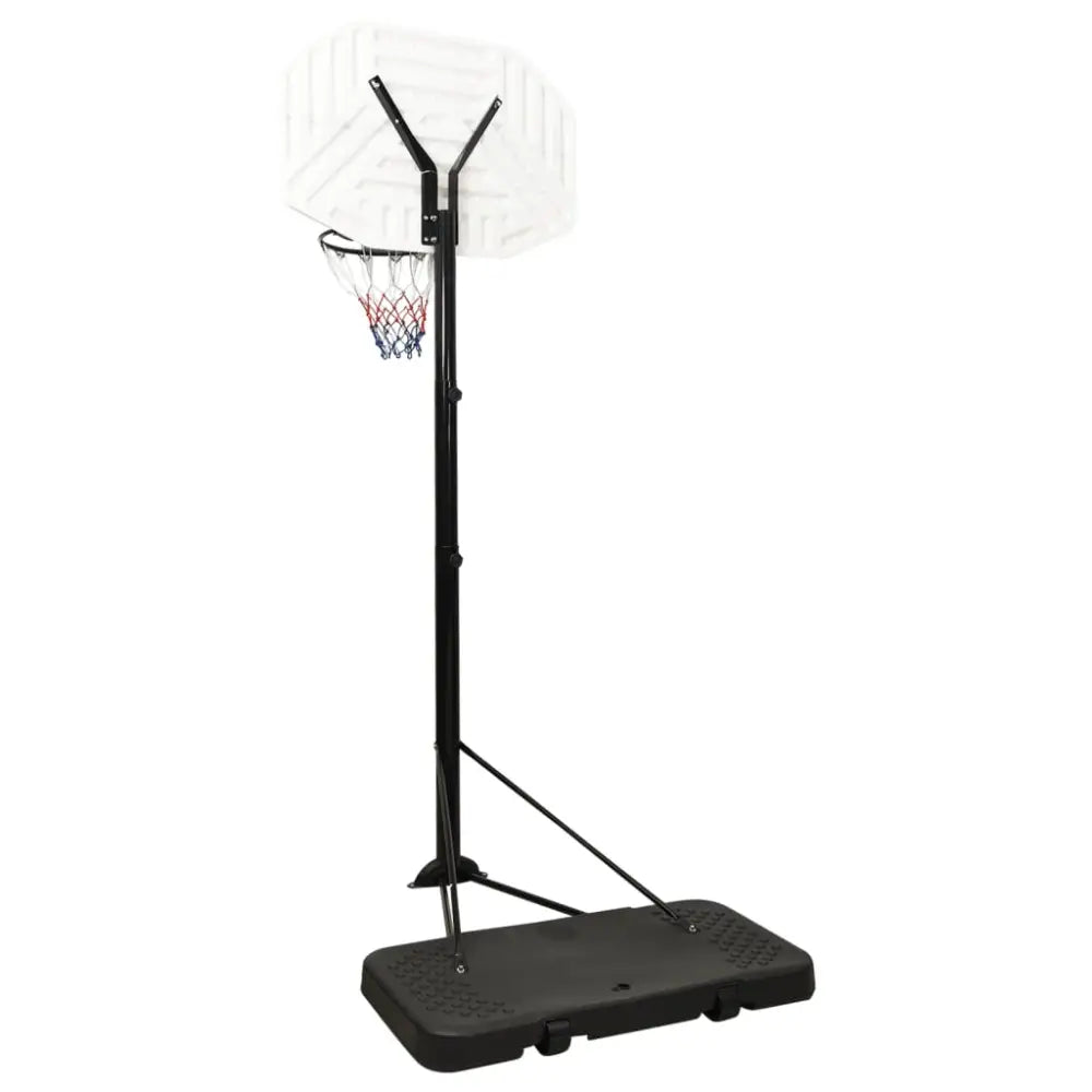 Basketbalstandaard 258-363 cm polyetheen wit - basketbalstaanders