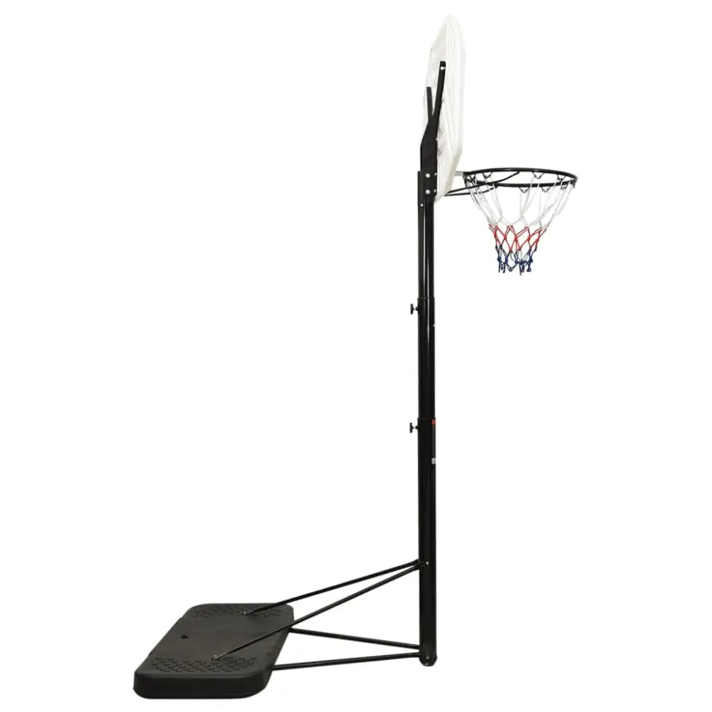 Basketbalstandaard 258-363 cm polyetheen wit - basketbalstaanders