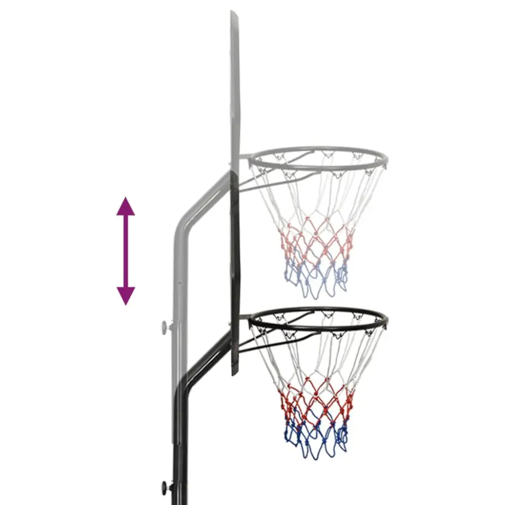 Basketbalstandaard 282-352 cm polyethyleen - basketbalstaanders