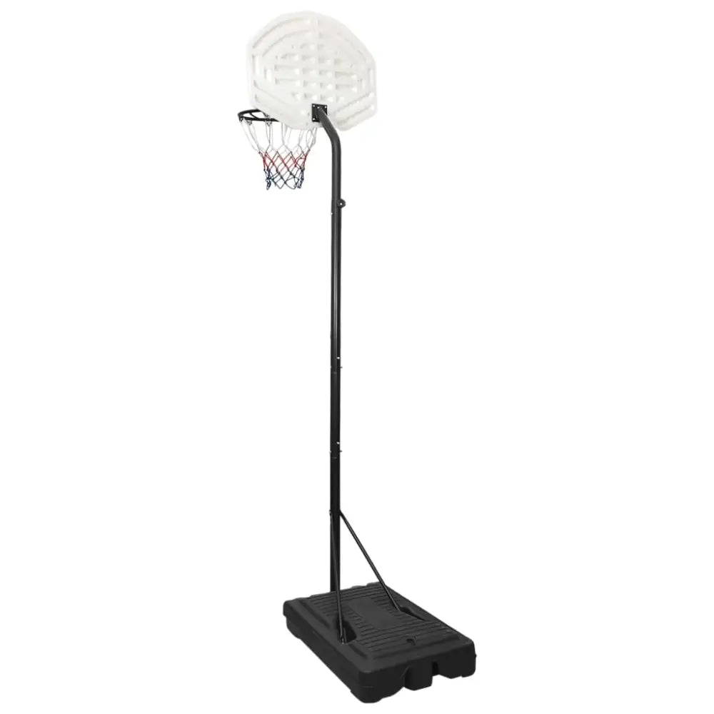 Basketbalstandaard 282-352 cm polyethyleen wit - basketbalstaanders