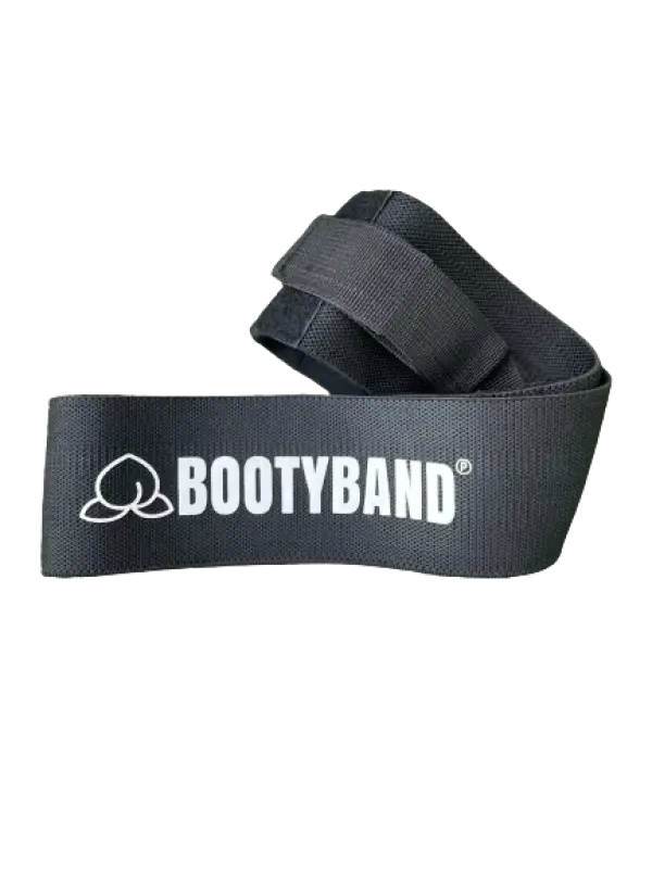 Zwarte verstelbare booty band voor workout en krachttraining Bootyband Verstelbaar Zwart