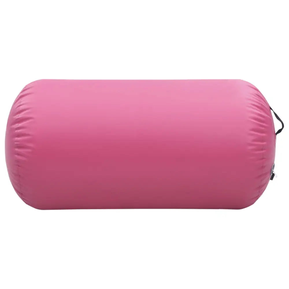 Gymnastiekrol met pomp opblaasbaar 120x90 cm pvc roze - yoga en pilates