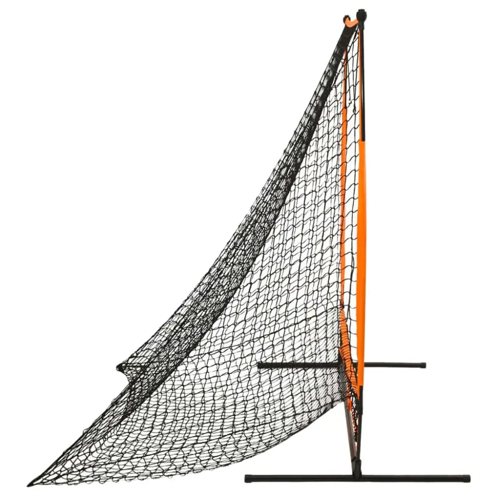 Honkbaltrainingsnet 174x76x158,5 cm zwart - honkbal en softbal