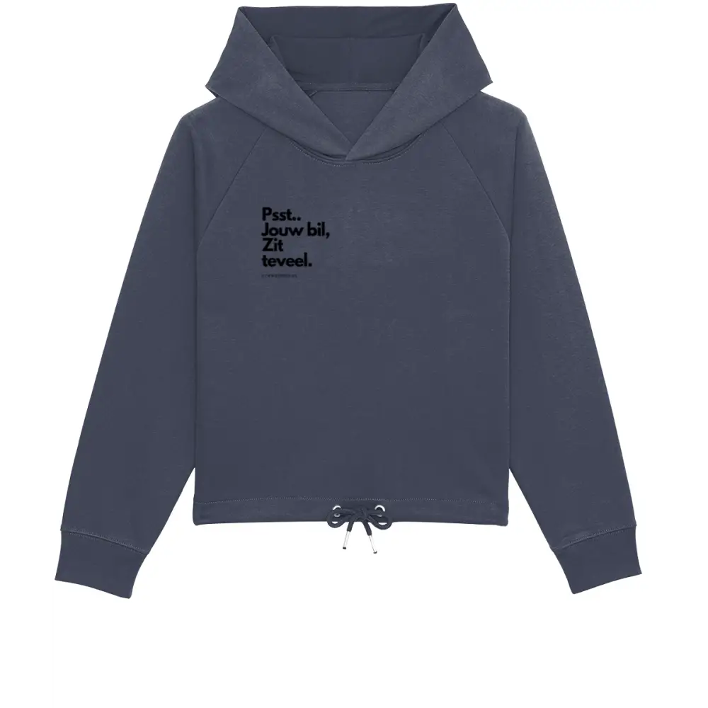 Hoodie Fitness Gympink - X-Small / India Ink Grey - Dames