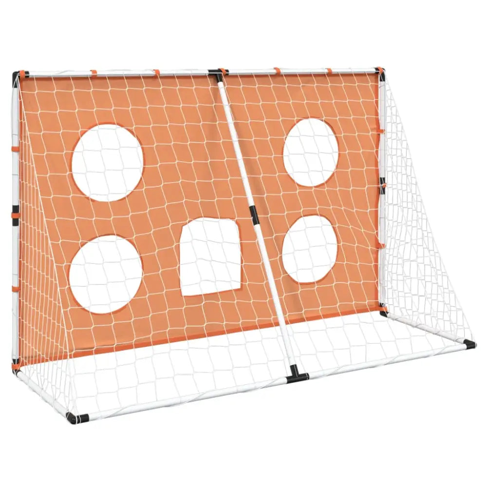 Kindervoetbaldoel met doelmat en bal 182x62x118 cm - voetbaldoelen & -netten