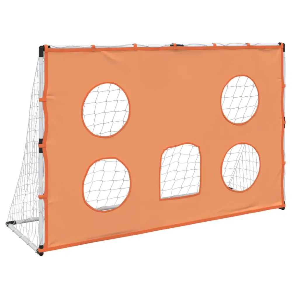 Kindervoetbaldoel met doelmat en bal 182x62x118 cm - voetbaldoelen & -netten