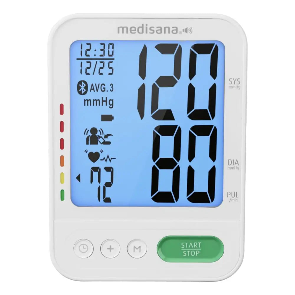 Medisana bloeddrukmeter met spraakfunctie bu 586 voice bovenarm wit - bloeddrukmeters