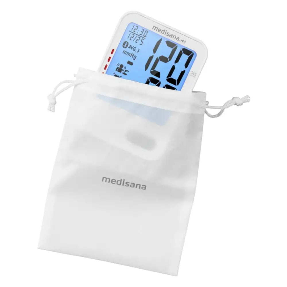 Medisana bloeddrukmeter met spraakfunctie bu 586 voice bovenarm wit - bloeddrukmeters