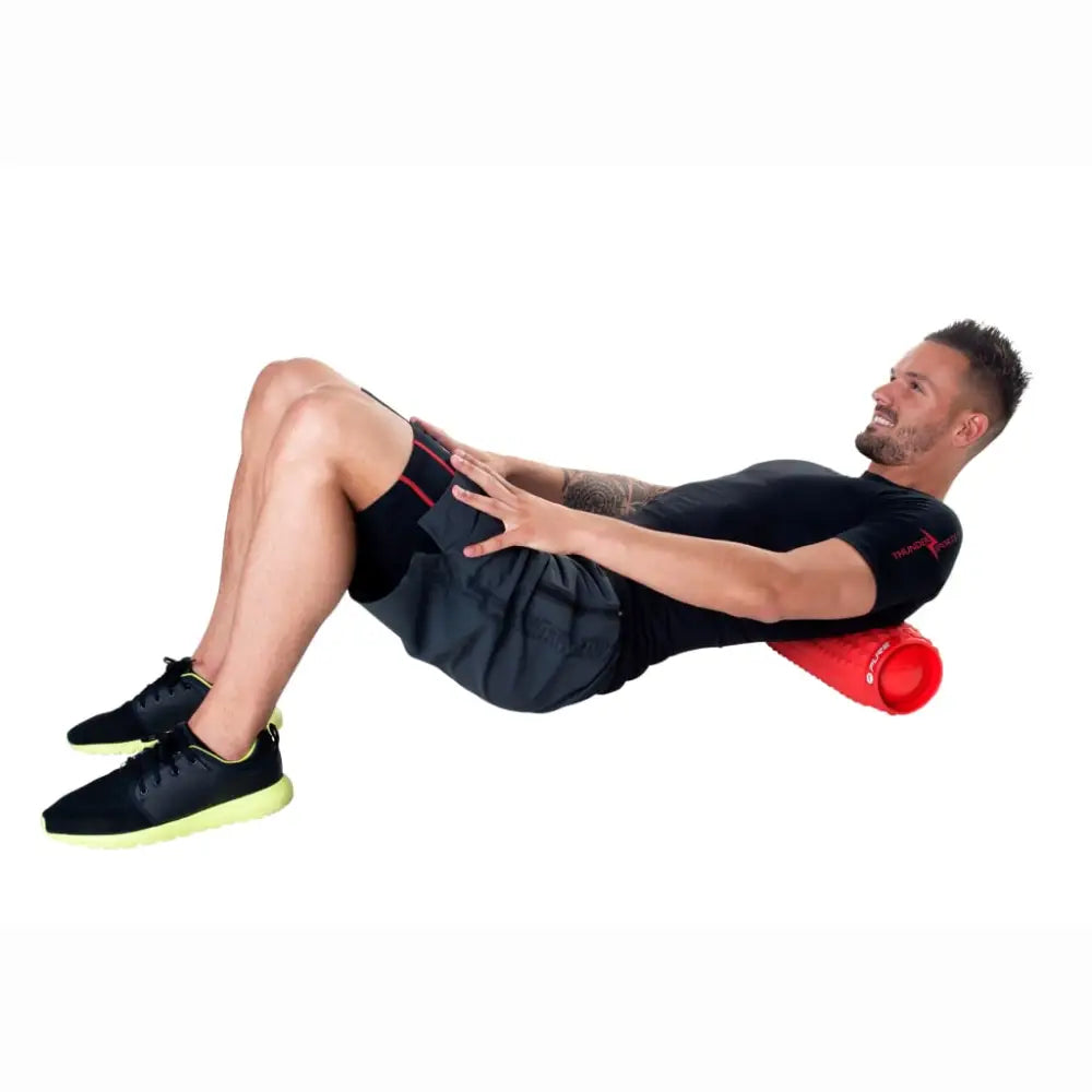 Pure2improve massageroller opgeblazen rood - schuimrubberen rollers