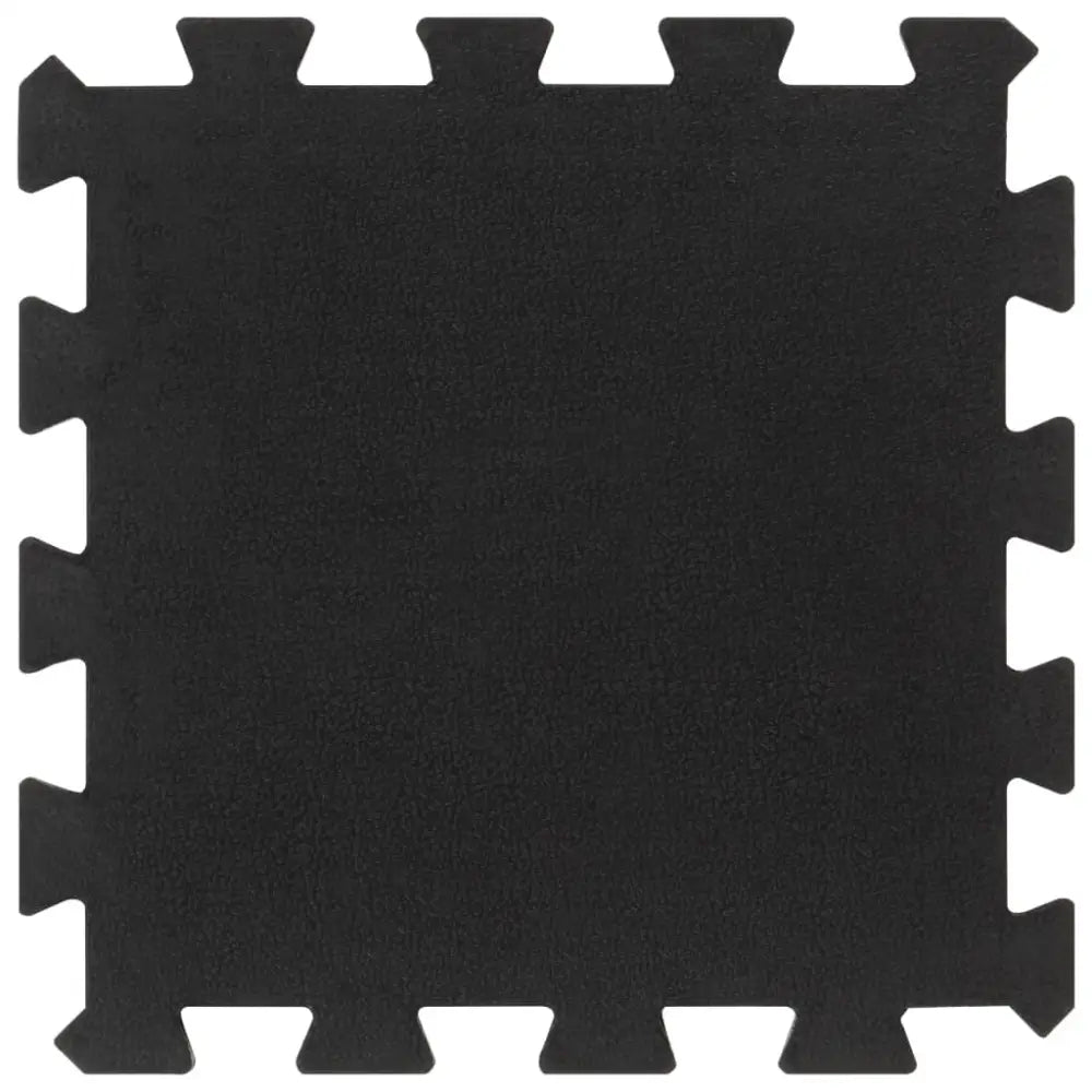 Rubbertegels 16 st mm 30x30 cm zwart - matten voor fitnessapparatuur