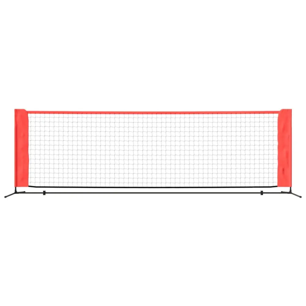 Tennisnet 300x100x87 cm polyester zwart en rood - tennisnetten