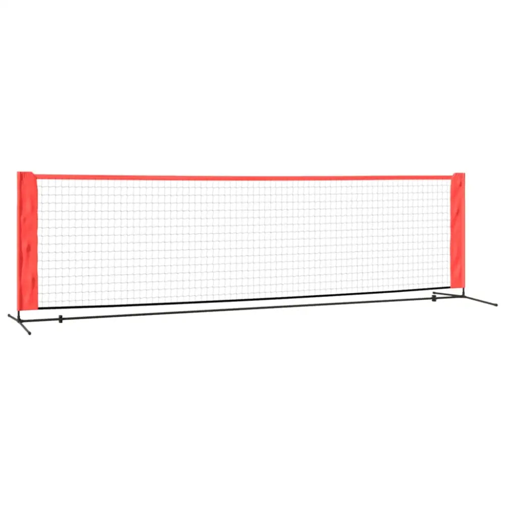 Tennisnet 300x100x87 cm polyester zwart en rood - tennisnetten