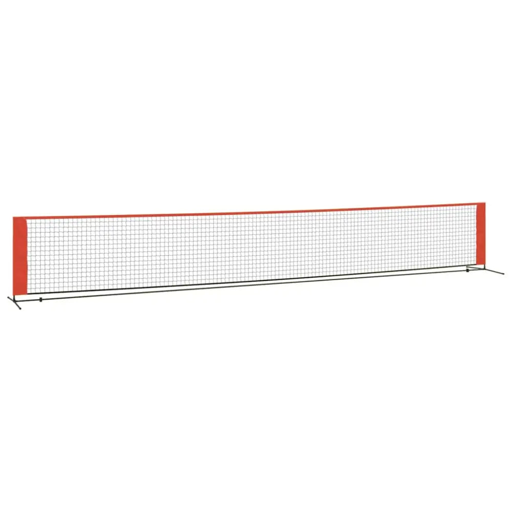 Tennisnet 600x100x87 cm polyester zwart en rood - tennisnetten